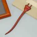 Vintage red sandalwood creative plug hair stick for women, unique daily hair styling accessory. - Plug Shape (HS15061) / Red Sandalwood