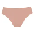 Women's ice silk seamless breathable low waist scalloped briefs pink underwear variant - S / Bottoms / Apricot Nude