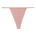 Pink seamless ice silk thong underwear for women, lightweight and comfortable summer choice. - S / Pink