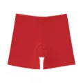 Women red safety shorts breathable seamless anti-glare underpants comfortable underwear - True Red