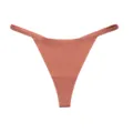 Women seamless thin strap ice silk low rise thong breathable sexy underwear variant - S / Watermelon red