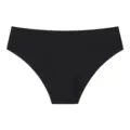 Black seamless women ice silk low rise panties comfort breathable underwear style - S / Black