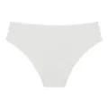White seamless low-rise women panties smooth ice silk minimalist intimate underwear SKU - S / White