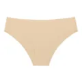 Seamless ice silk low-waist women's panties in nude color, minimalist breathable design. - S / Nude