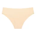 Culotte sans coutures en soie glacée pour femmes, slip nude confortable et taille basse. - S / Chair
