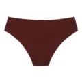 Culotte sans couture pour femme taille basse unie respirante confortable sous-vêtement quotidien - S / Peau Violet Profond