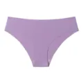 Culotte sans coutures en soie de glace pour femme taille basse sexy slip violet - S / Violet