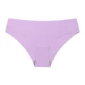 Culotte femme sans couture en soie de glace taille basse respirante sexy sous-vêtement - XL / Violet Vif