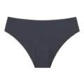 Culotte femme sans coutures en soie glacée taille basse respirante unie sous-vêtement - S / Bleu foncé