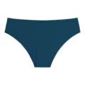 Culotte sans coutures pour femme en soie de glace, vert foncé taille basse respirante et douce. - S / Bleu sarcelle