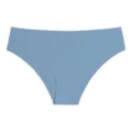 Culotte sans couture en soie de glace pour femme, slip confortable et respirant en bleu clair. - S / Indigo