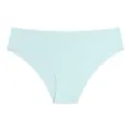 Culotte femme en soie glacee sans coutures bleu clair taille basse breathable article - L / Bas / Bleu Eau