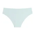Femme slip sans couture soie glacée bleu clair respirant uni sous-vêtement variante - XL / Bas / Bleu Clair