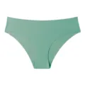 Culotte pour femme sans coutures en soie glacée verte, taille basse, sexy et respirante. - L / Vert Herbe