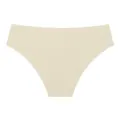 Sous-vêtement femme en soie glacée sans couture taille basse respirant slip quotidien - S / Abricot Blanc