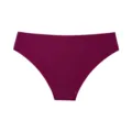 Culotte sans coutures en soie glacée pour femme unie taille basse respirante et confortable. - S / Violet Foncé