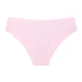 Culotte femme soie de glace sans coutures rose taille basse lingerie respirante quotidienne - S / Rose Sakura
