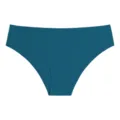 Seamless women's ice silk briefs with pure cotton crotch, breathable thin daily panties. - S / Teal
