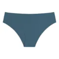 Seamless ice silk women panties, breathable solid dark blue underwear, comfortable daily briefs. - S / Navy Blue