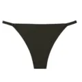 Dark Green Seamless Thin Strap Women Bikini Bottom Low Waist Sexy Underwear Panties New - XL / Black Coffee