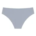 Seamless ice silk women briefs light grey breathable comfort underwear panty basic - S / Indigo