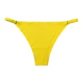 Women sexy seamless thin strap yellow low-waist bikini panty comfortable breathable underwear - L / Mustard Yellow