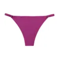 Seamless thin-strap low-waist bikini bottoms for women, comfortable breathable solid color underwear. - S / Grape Purple
