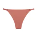 Women's seamless low waist bikini panties with adjustable thin straps and comfortable fit. - L / Caramel color