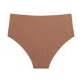 Comfortabele naadloze ijszijde slips voor dames, ademend ondergoed met hoge taille. - Kastanjebruin