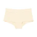 Women plus size seamless cotton boxer briefs breathable comfortable daily casual underwear - S / Ivory Nude