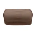 Seamless strapless bandeau bra for women, thin and comfortable summer underwear top. - S / Milk Coffee