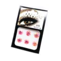 Rosa Acryl selbstklebende Strasssteine, glitzernde Gesichts- und Nagel-DIY-Kristalldiamanten. - Rosa Sechseck Raute