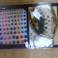 Acryl Strasssteine Aufkleber DIY selbstklebende Gesicht Kristalle Make-up Schmuck Steine - Regenbogen