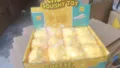 Vente en gros jouet squishy fromage 12pcs, jouet anti-stress souple à rebond lent. - 7cm / Jaune