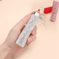 Flacone atomizzatore di profumo ricaricabile in strass da 10ml per viaggio e uso quotidiano. - 10ml (Vetro) / Bianco