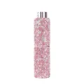 Flacone vaporizzatore di profumo da viaggio ricaricabile con strass rosa 10ml portatile. - 10ml (Vetro) / Rosa