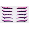 Αυτοκόλλητα eyeliner με γκλίτερ και στρας για μακιγιάζ ματιών σε πάρτι και θεατρική σκηνή - FE8005 Ροζ