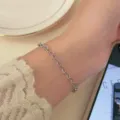 S925 sterling silver minimalist chain bracelet for women, elegant everyday versatile jewelry piece. - Exquisite Fine Chain Style (MY35378)