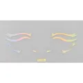 Ologrammatiko autokollito prosopoy eyeliner parti festival adiavrocho tatoo stiker - Στυλ Λέιζερ Αεροδυναμικό (FE1085)