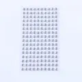 Clear acrylic rhinestone stickers, self-adhesive face gems and crystal craft diamonds. - Round Style / 5mm (160 Pieces) / Clear
