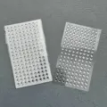 Adesivi di strass in acrilico trasparente per il viso, gemme per trucco fai da te per feste. - Tavoletta a Fila Singola / 6mm (153 pezzi/confezione)