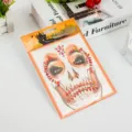 Halloween DIY Strass Gesicht Aufkleber Totenkopf Schmuck Party Festival Kostüm Deko - 7