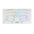Ολογραφικά αυτοκόλλητα eyeliner για μακιγιάζ ματιών, μοντέρνα μεταλλικά φύλλα αυτοκόλλητων. - Στυλ FE1013 (FE1013)