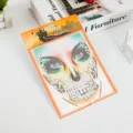 Halloween DIY Gesichts-Strass-Aufkleber Acryl Totenkopf Make-up Festival Party Dekoration - Stil 3