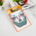 Halloween DIY Gesichtsaufkleber Acryl Strass Totenkopf Design Party Make-up Zubehör - 6