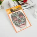 Halloween Totenkopf Gesicht Strass Sticker DIY Party Make-up Dekorative Kristall Accessoire - 5