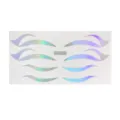 Ολογραφικά λέιζερ κούφια αυτοκόλλητα eyeliner μακιγιάζ ματιών για πάρτι καλλυντικά - Στυλ FE1021 (FE1021)
