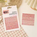 Κόκκινα γυαλιστερά στρασάκια προσώπου 3D nail art διαμάντια κρύσταλλο για σώμα μακιγιάζ - 10.7*17.7cm / Κόκκινο