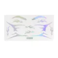 Ολογραφικά αυτοκόλλητα eyeliner λέιζερ, μεταλλικά διακοσμητικά μακιγιάζ προσώπου παραλλαγή. - Στυλ FE1024 (FE1024)