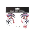 Halloween DIY Gesichtsaufkleber Acryl Strass Stirn Dekoration Party Make-up Kostüm Zubehör - 12